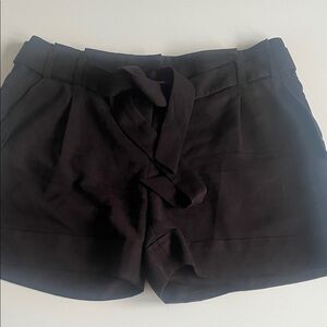 Vintage Smart Set Women's Black Tie-Waist Shorts